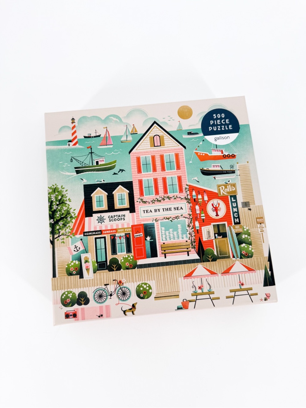 Galison Beside the Sea 500 Piece Puzzle